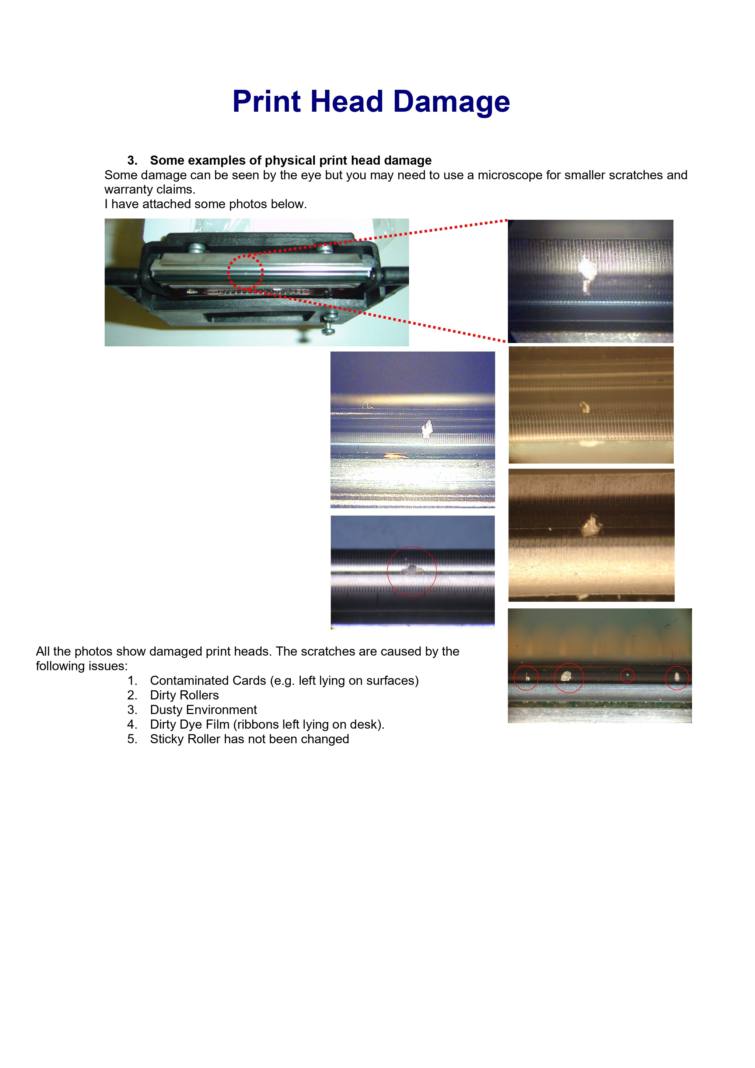 Whiteline on Print output